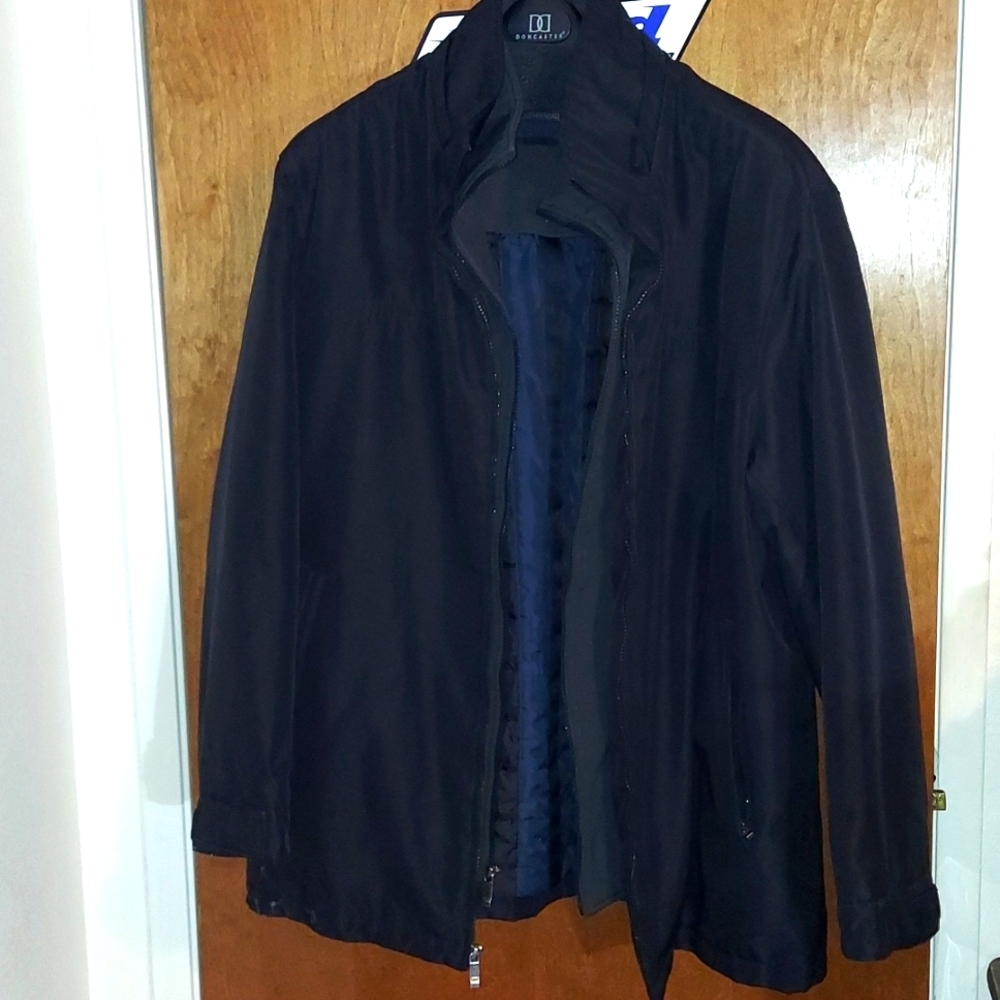 Weatherproof jacket, black double zip